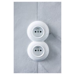Stopcontact Wit