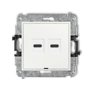 Dubbel USB-C-white