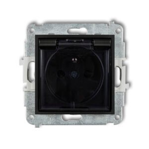 Spatwaterdicht-stopcontact-black